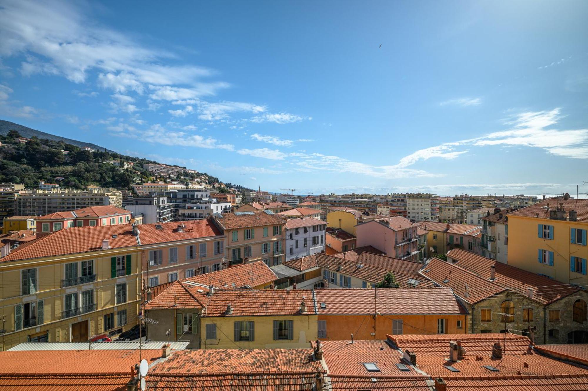 'L'Alicante Proche' Gare, Terrasse, Vue Mer Ментона Экстерьер фото