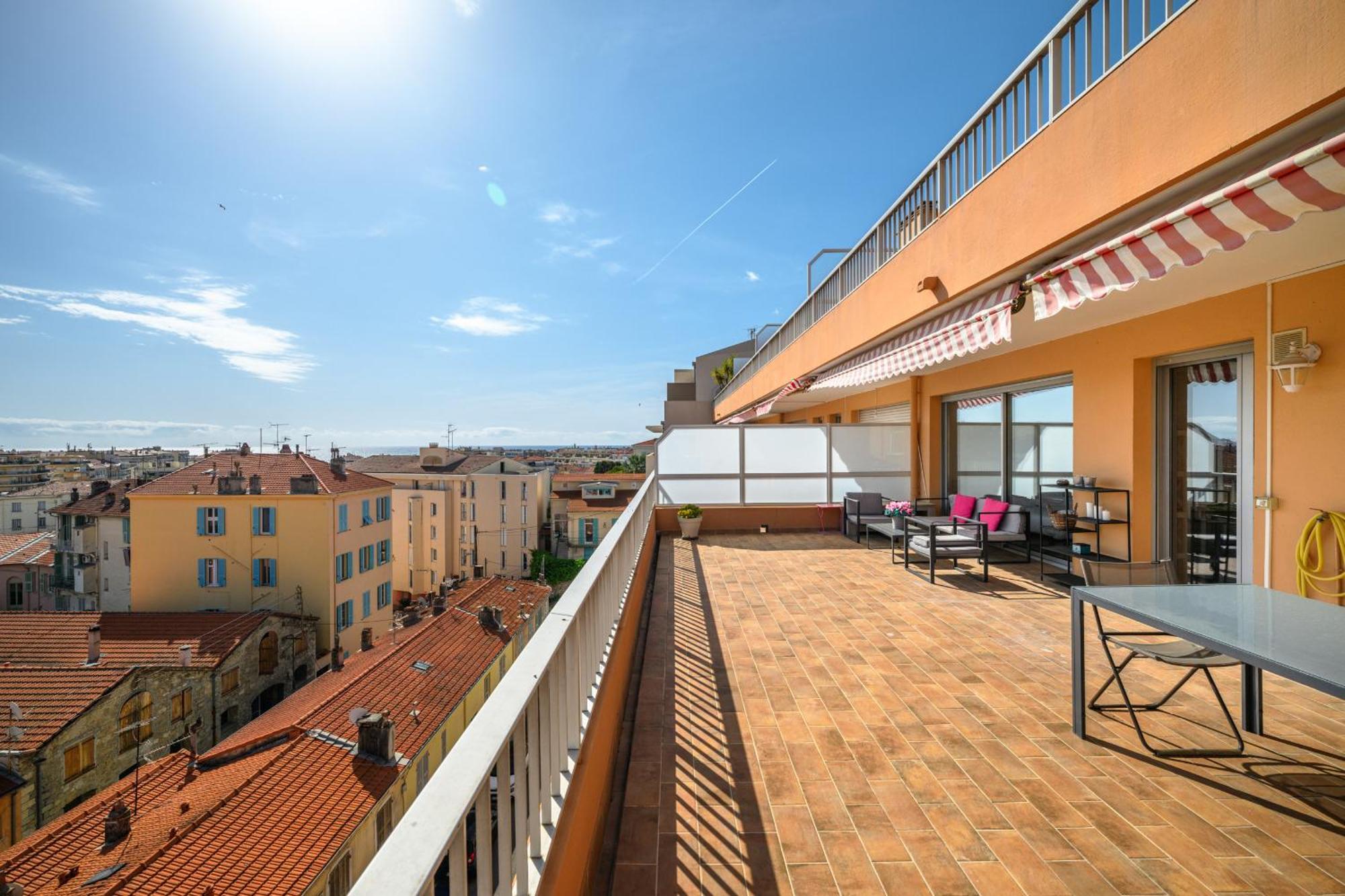 'L'Alicante Proche' Gare, Terrasse, Vue Mer Ментона Экстерьер фото