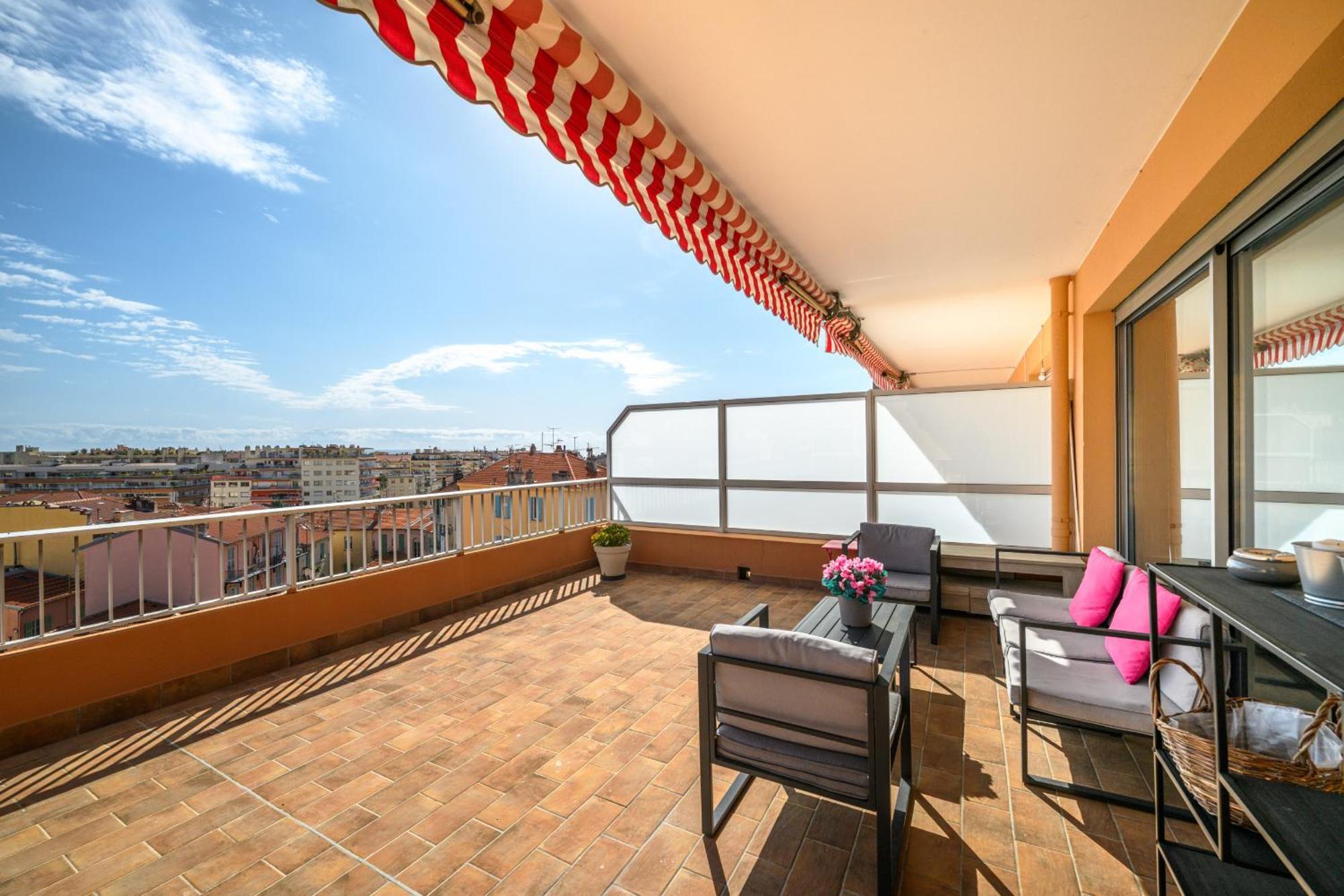 'L'Alicante Proche' Gare, Terrasse, Vue Mer Ментона Экстерьер фото