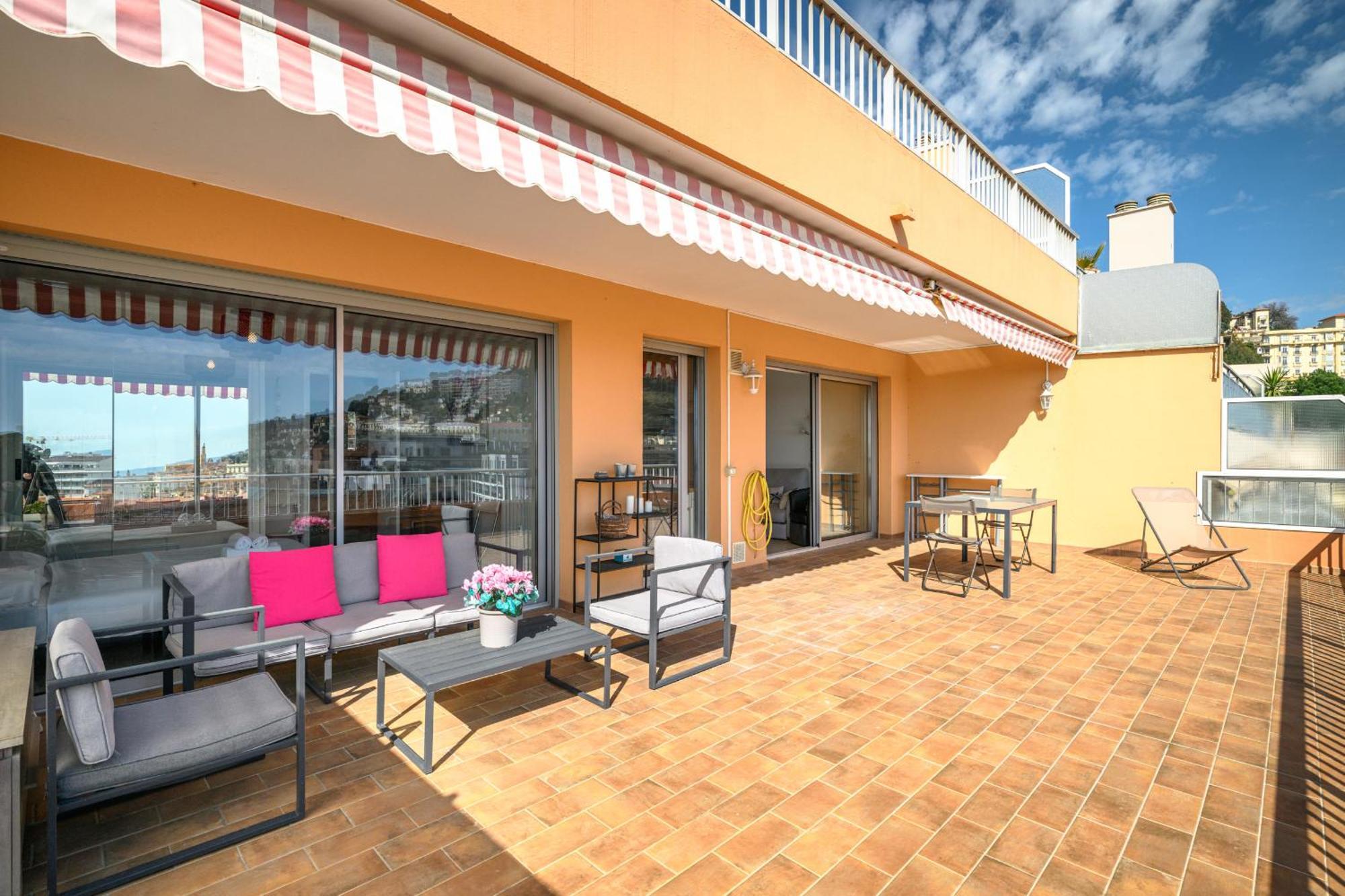 'L'Alicante Proche' Gare, Terrasse, Vue Mer Ментона Экстерьер фото